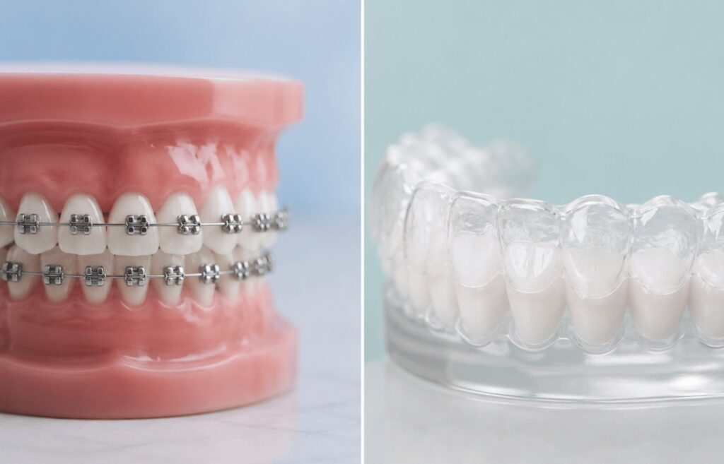 braces vs clear aligners​