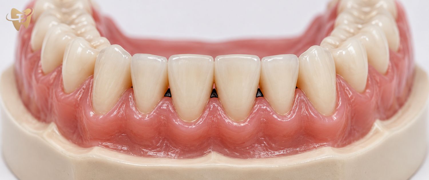 black triangles between teeth symptoms and treatments in dha lahore